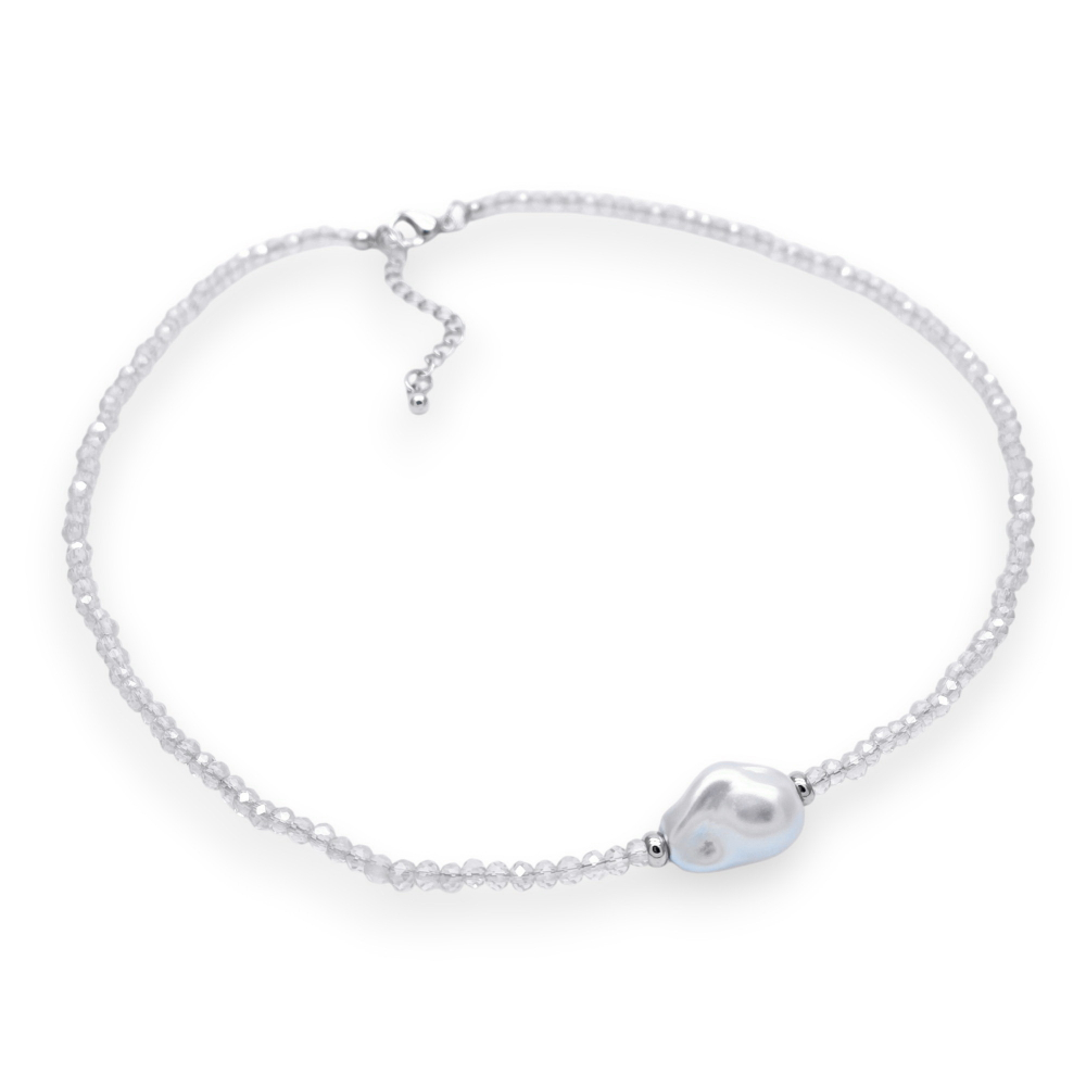 91002395 Колье Роман с камнем