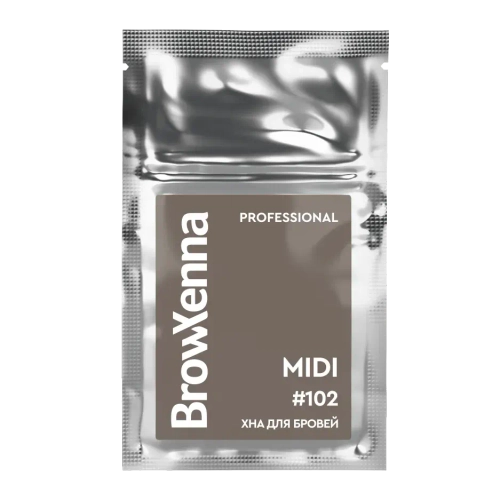 Хна для бровей Холодный кофе #102 BrowXenna, 3 гр