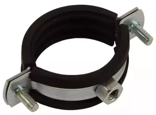 Хомут трубный 3/4" (26-30мм) VALFEX, в компл. шпилька М8*80, дюбель