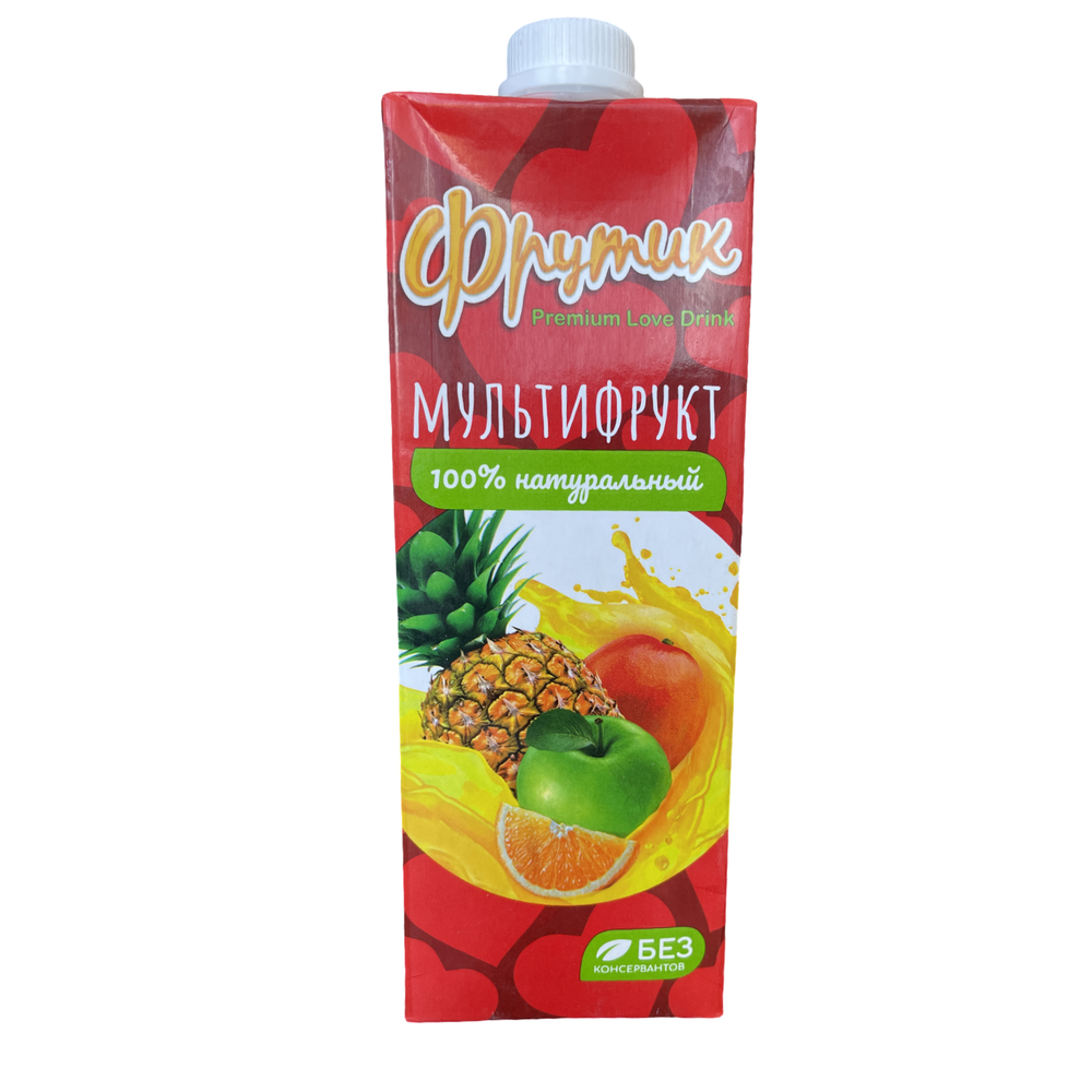 Напиток сокосодержащий мультифруктовый, фрутик, 0.95л