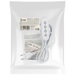 Таймер для светильника ЭРА FITO-LINETIME-2 pin (9/12/15 H)-GR с проводом 1,5 м