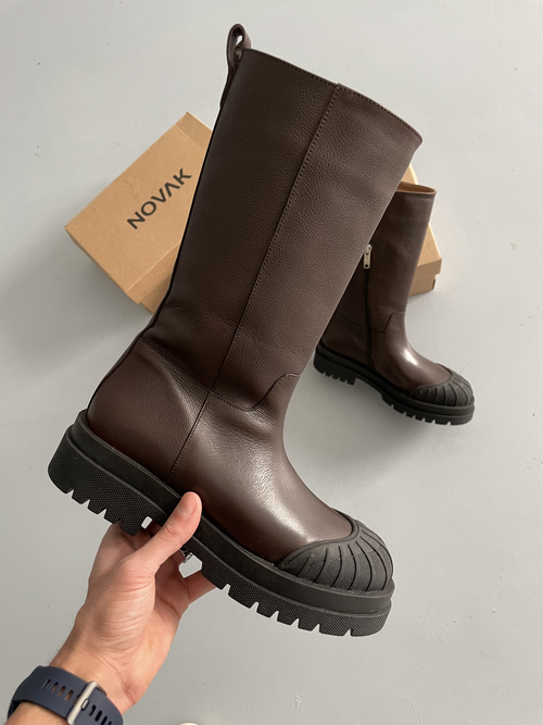 Сапоги женские, арт. il-102, коричневый