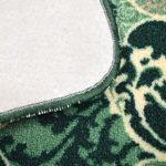 Коврик 50*60см Люксор Люкс Принт с вырезом (зеленый в ассортименте)