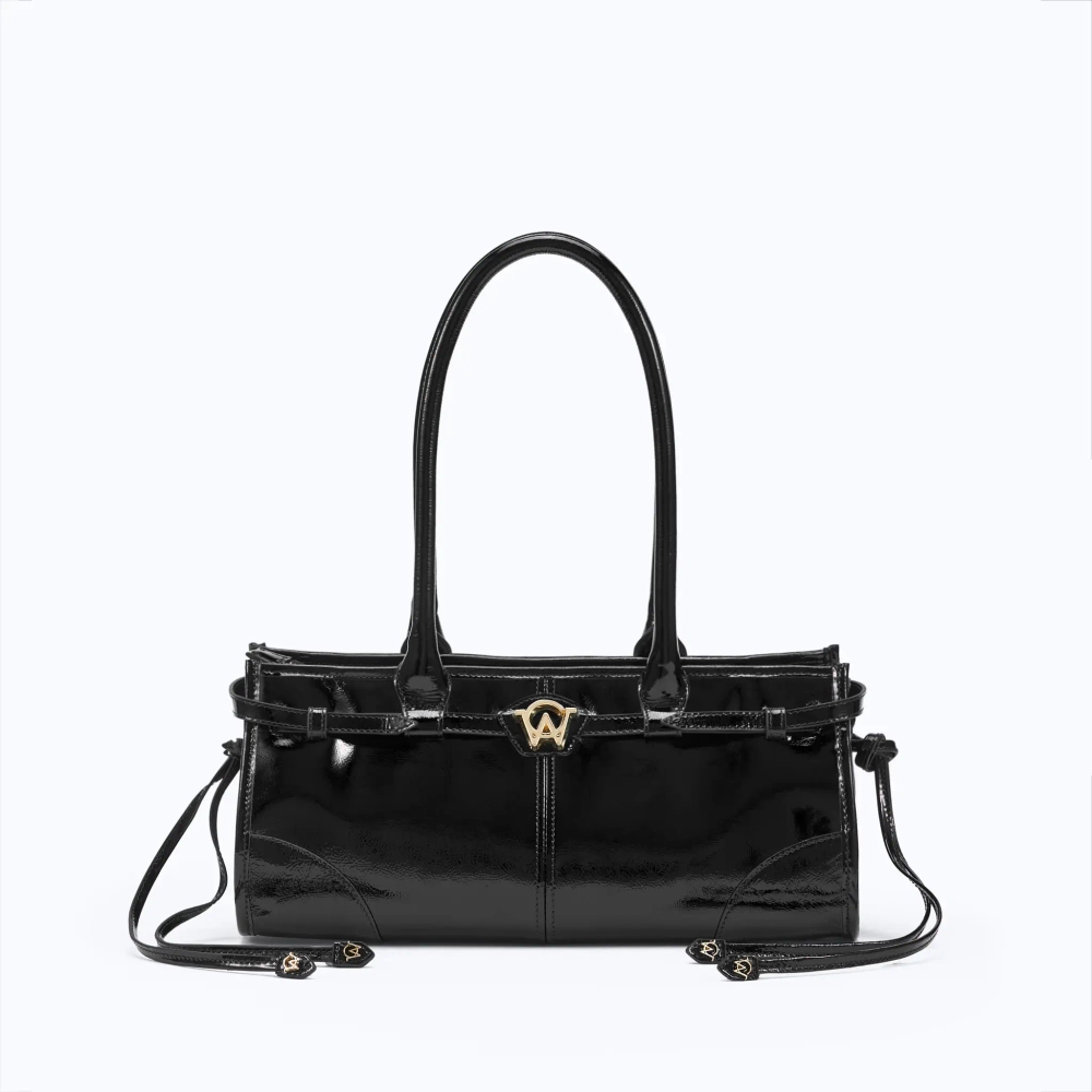 MANC КОЖАНАЯ СУМКА "BABY JANE", ЧЕРНЫЙ