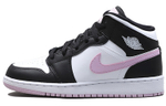 Jordan 1 Mid White Black Light Arctic Pink GS