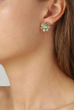 Серьги Dyrberg Kern AUDE SG L.GREEN/GOLDEN 440041