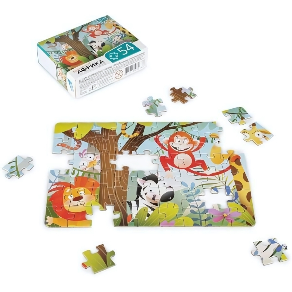 Пазл 54эл. "Африка" RI5402C (Dream Makers)
