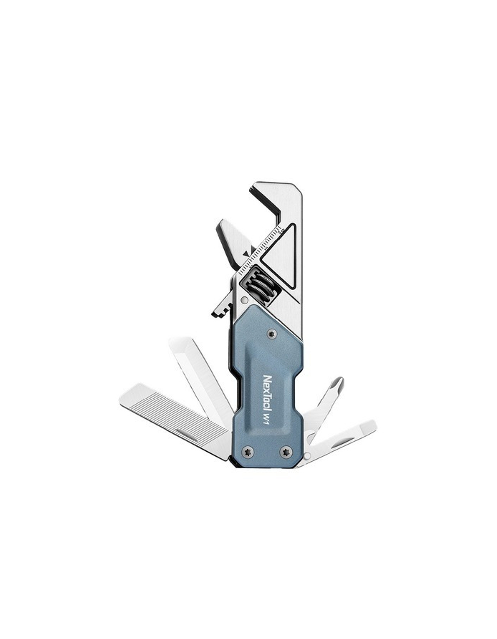 Мультитул-ключ Nextool (Xiaomi) Light Wrench W1, 6 функций, голубо-серый (NE20238)