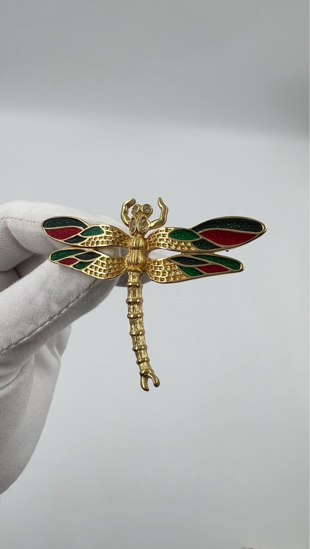Брошь Стрекоза Christian Dior