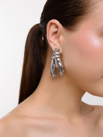 Серьги "Towel" Silver