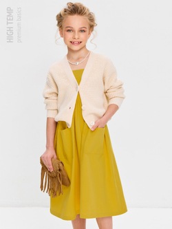 Сарафан из хлопка с бантом на спинке