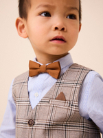 Комплект из четырех предметов для мальчика Next 633-724, Коричневый, Голубой