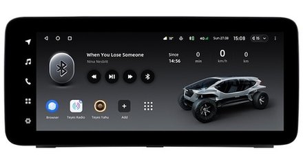 Магнитола для Jeep, Dodge 2007-2018 (207x98мм) - Teyes LUX ONE ROUND монитор 12.3" на Android 10, ТОП процессор, CarPlay, 4G SIM-слот