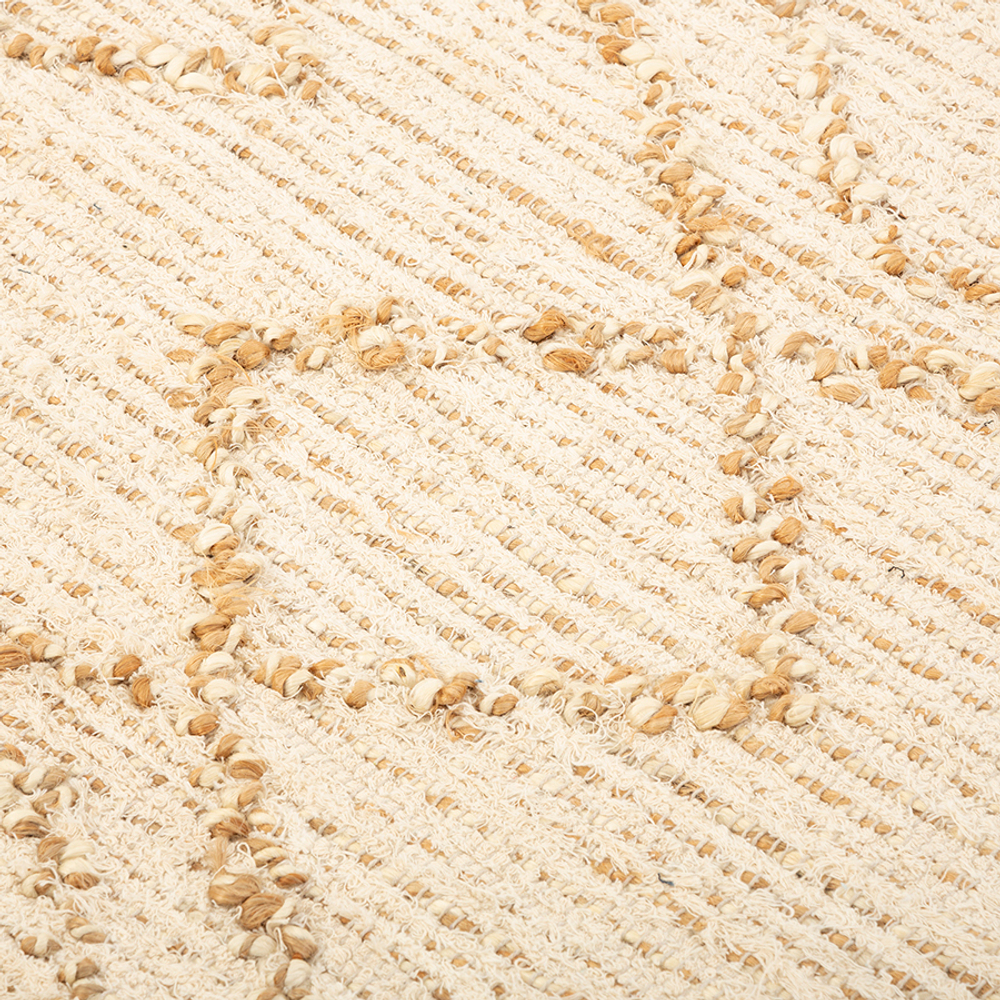 Ковер из джута и переработанного хлопка kolkata из коллекции ethnic, 200х300см