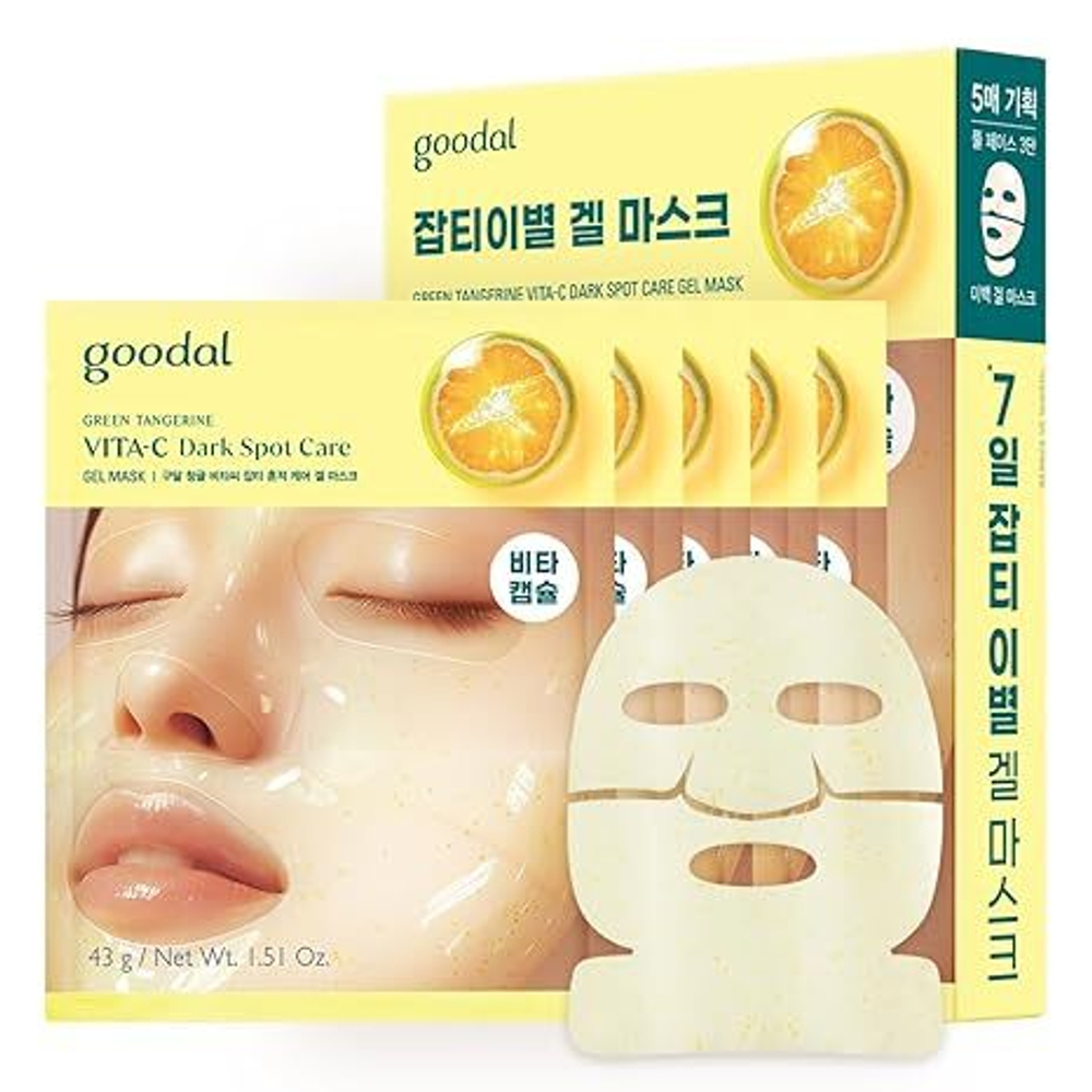 Goodal Green Tangerine Vita C Dark Spot Care Gel Mask 1шт