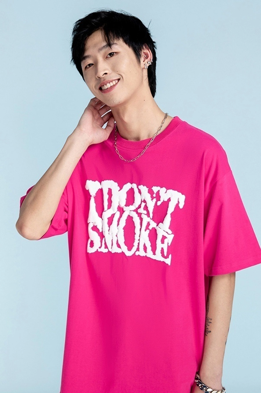 Футболка DONSMOKE "Cloud Logo" Oversized Tee