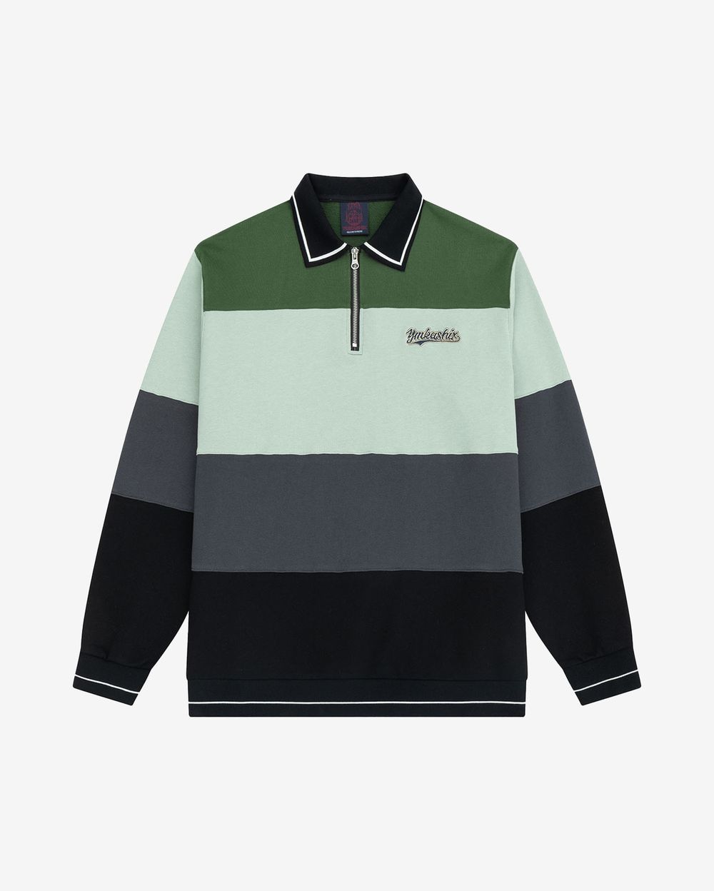 Толстовка Ymkashix Four Stripes зеленый/фисташковый/серый/черный