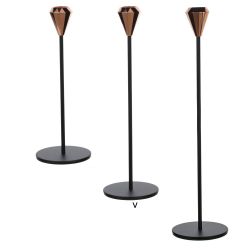 GAEM Подсвечник, L8 W8 H27 см