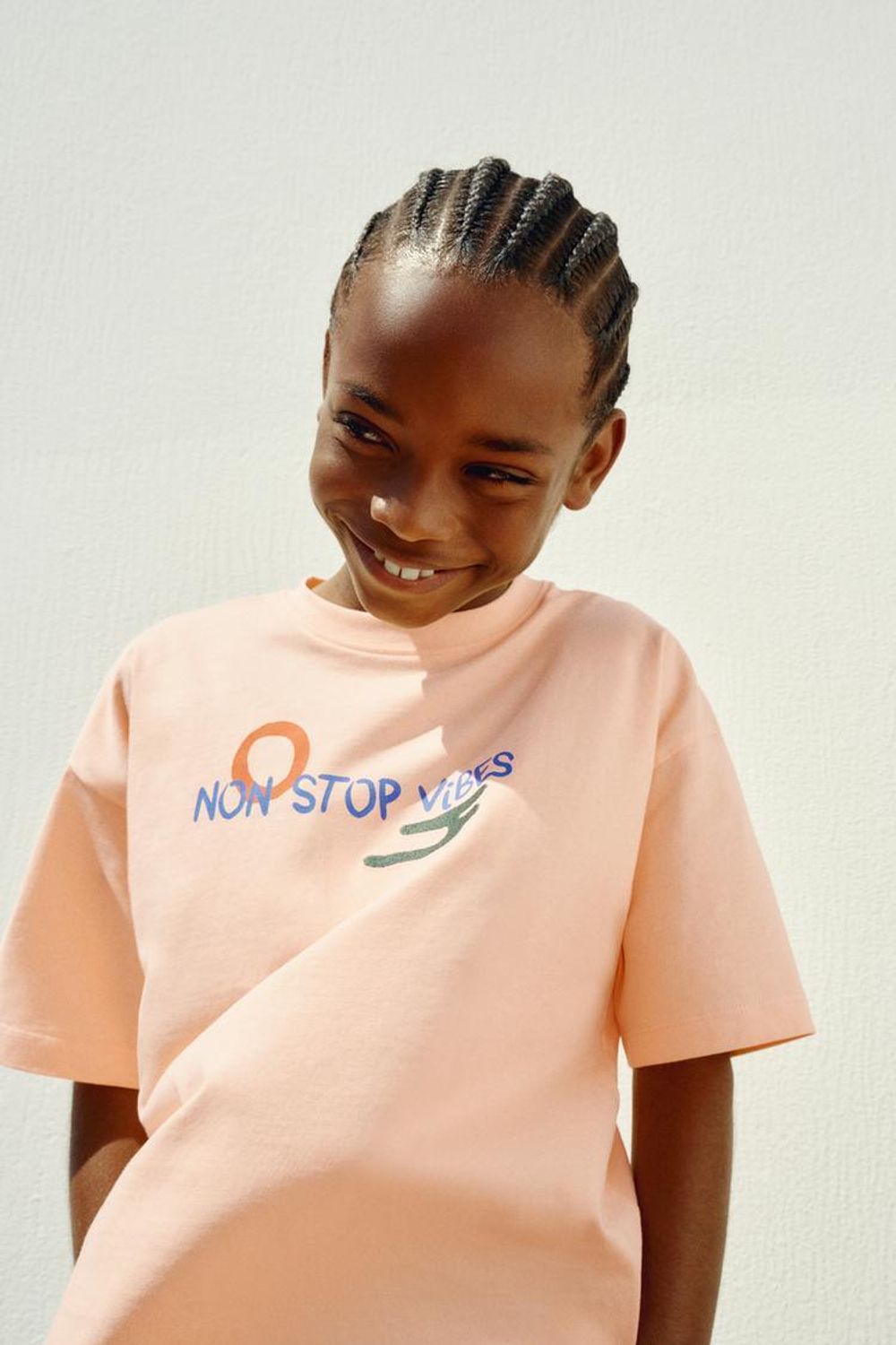 ZARA ФУТБОЛКА С НАДПИСЬЮ, ОРАНЖЕВЫЙ