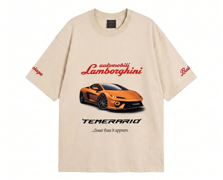 Футболка Balenciaga Lamborghini (Beige)
