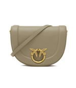 Кожаная сумка через плечо ROUND CLICK CLASSIC VITELLO MO Pinko - серый(101510 A0QO)