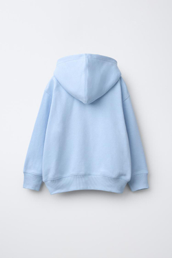 ZARA ТОЛСТОВКА НА МОЛНИИ БАЗОВАЯ, ГОЛУБОЙ