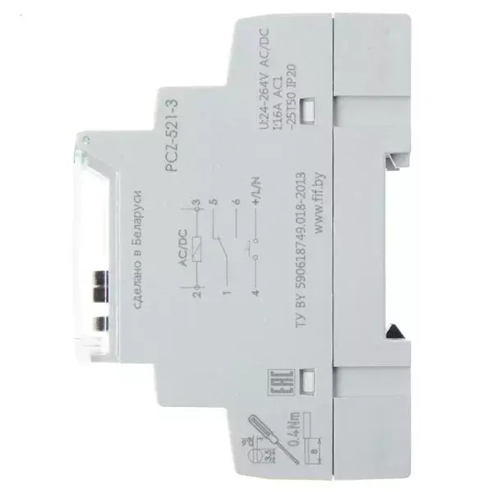 Реле времени программируемое циклическое PCZ-521-3 16А 24-264В AC/DC