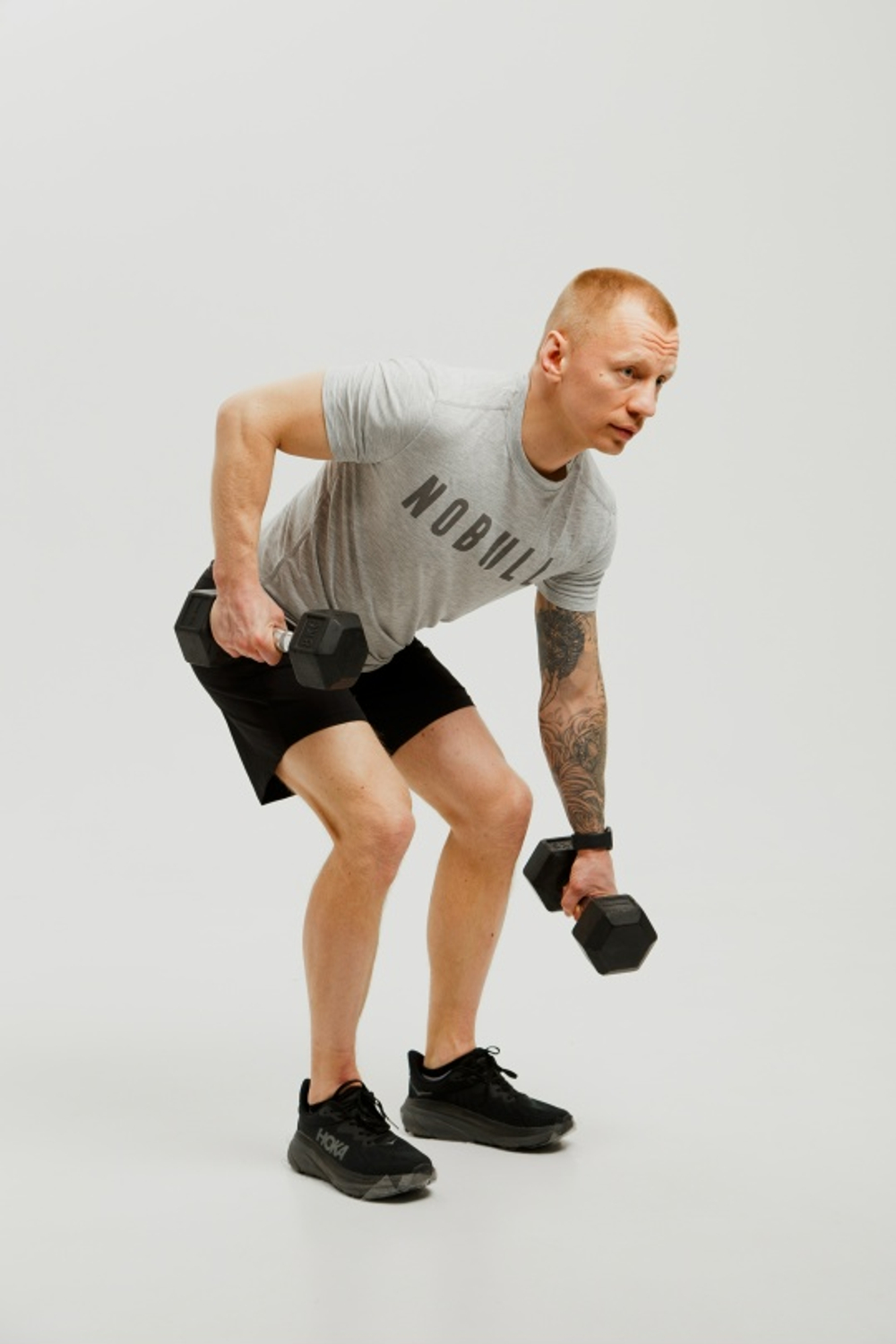 Футболка NOBULL светло-серая