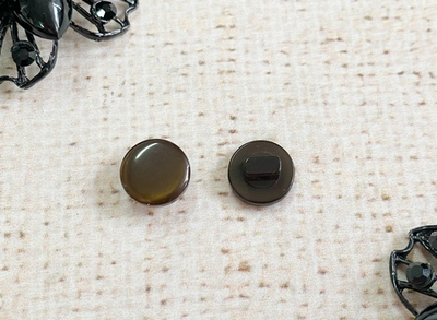 Пуговицы блузочные на ножке "карамелька", d 11 мм, коричневый