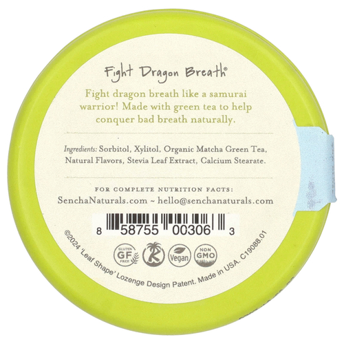 Sencha Naturals, мятные конфеты с зелёным чаем, голубика и мята, 35 г (1,2 унции)