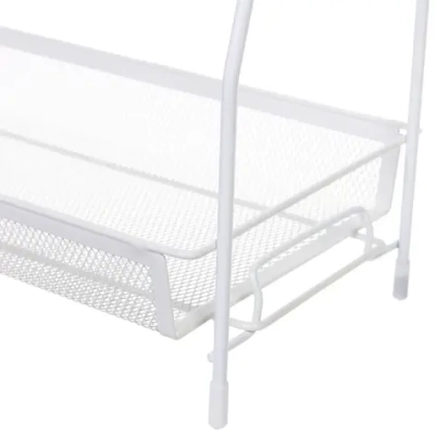 Этажерка настольная хозяйственная универсальная «ФАНАДЕРО», цвет белый, 36*17*33см (лейбл Селфи)