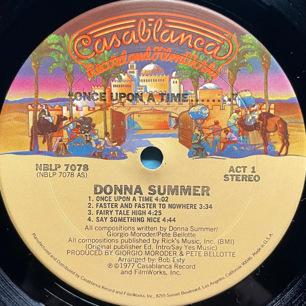 Donna Summer ‎– Once Upon A Time 2LP (США 1977г.)