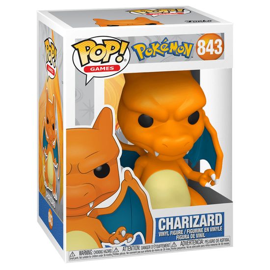 Фигурка Funko POP! Games Pokemon Charizard (843) 56308 / Фигурка Фанко ПОП! по мотивам франшизы "Покемон", Чаризард