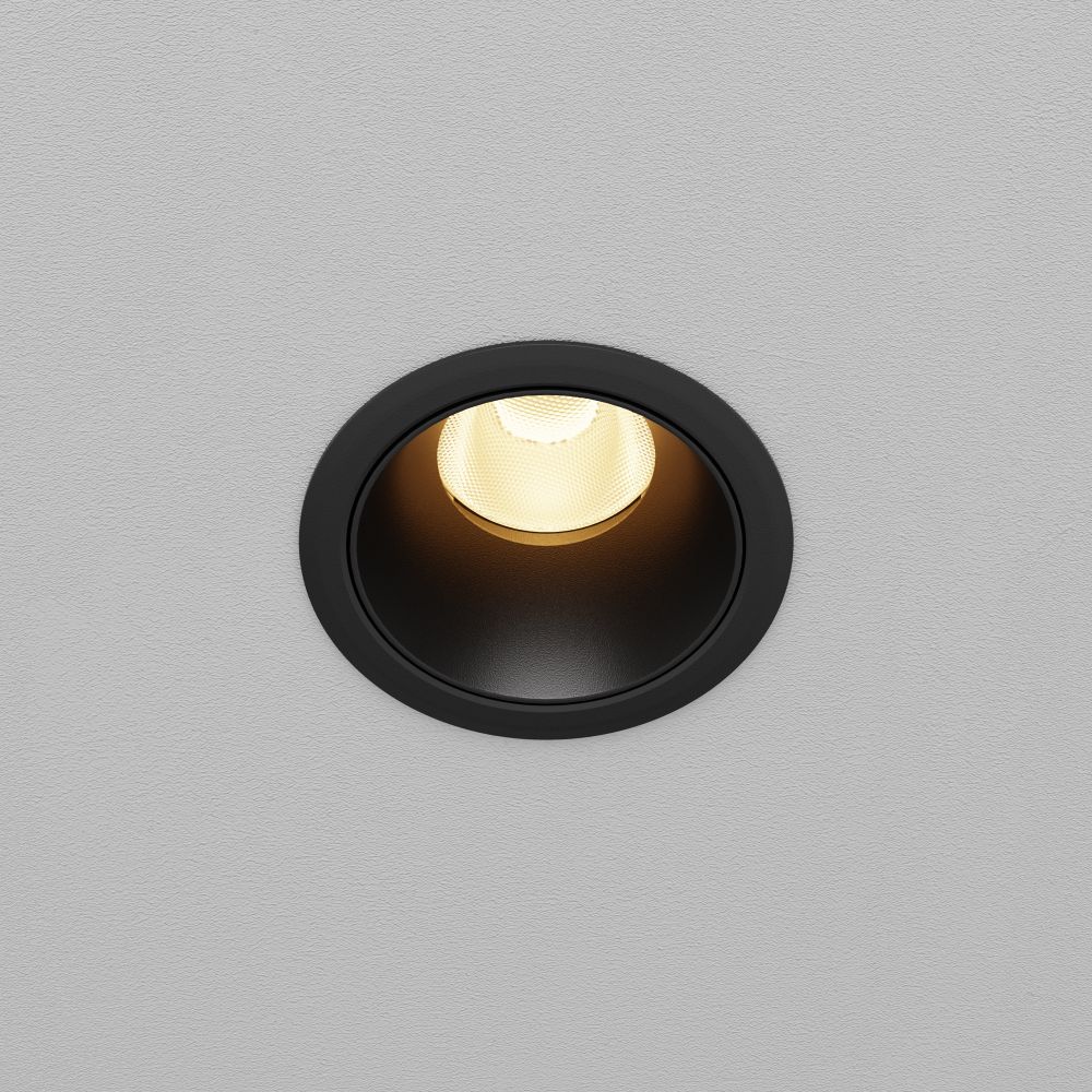 Светильник встраиваемый светодиодный Maytoni Dip DL115-10W-2.7K-B