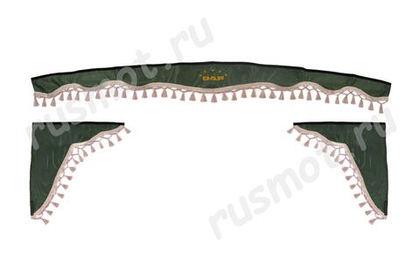 Ламбрекены тканевые DAF аликанте + вышивка