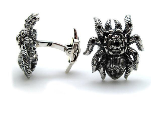 Запонки серебряные Spyders AZCL-012.