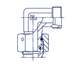 Соединение PN90 DS08 16х1.5 DL08 14x1.5 (корпус)