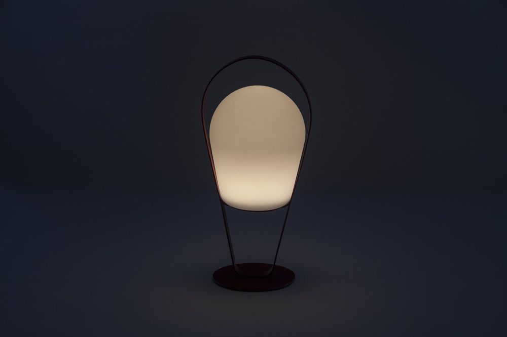 Solna 43,5см, лампа бежевый, алюминий/полимер