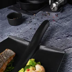 Блюдо "Лопата" 40*23*3,5 см черное Black Raw Stellar P.L. Proff Cuisine [1]