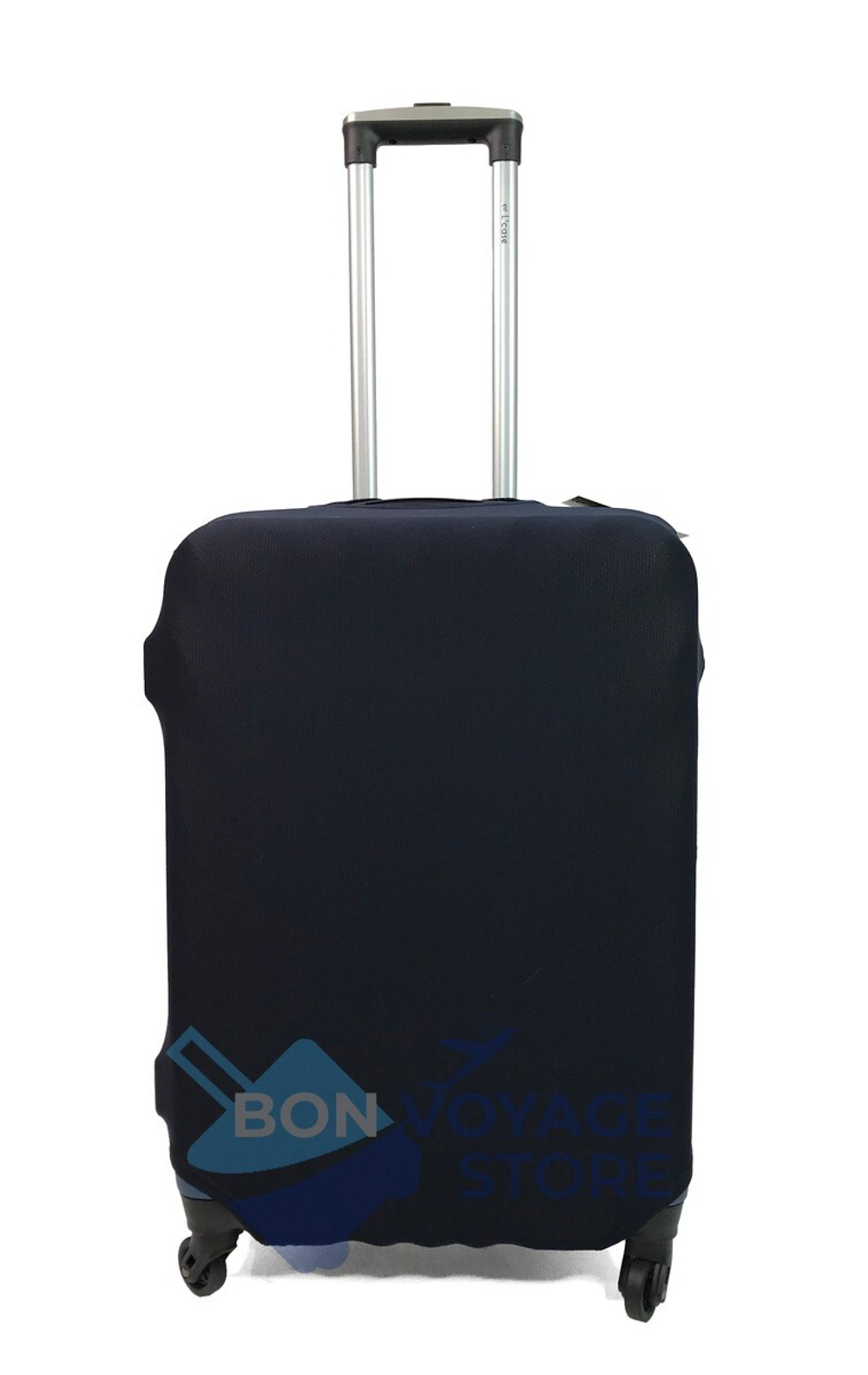 Чехол для чемодана М однотонный темно-синий 01357