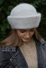 Морячка-шапочка Ангора светло-серый