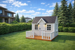 Детский деревянный домик "Незабудка"