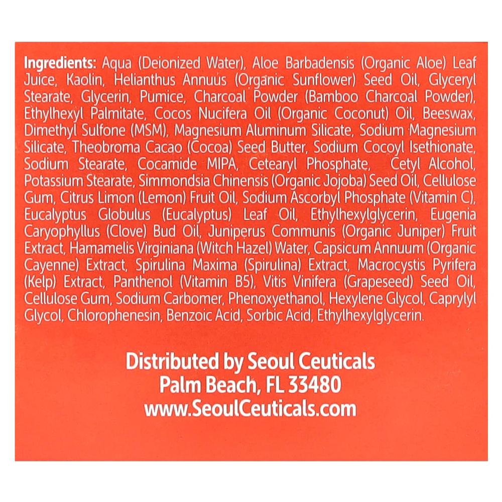 SeoulCeuticals, отшелушивающая и очищающая маска для лица, 60 мл (2 жидк. унции)