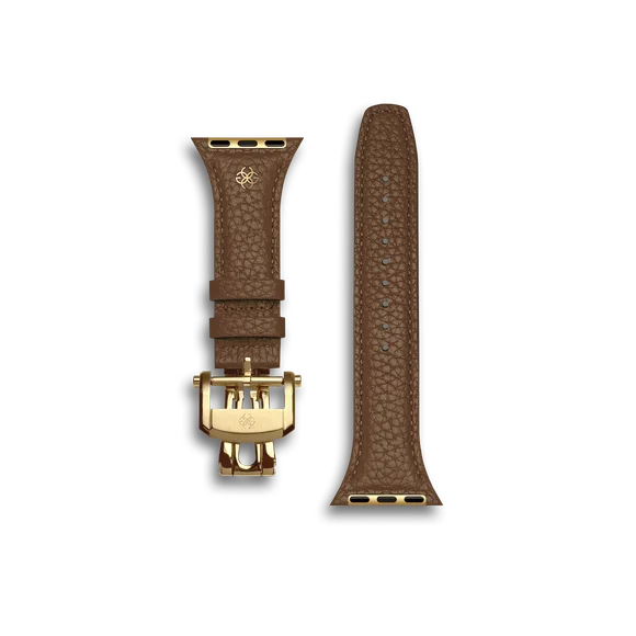 Ремешок для Apple Watch - Зернистая кожа - Коричневый