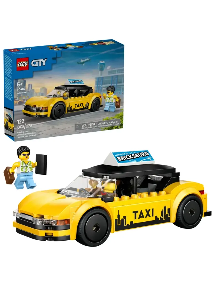 Конструктор City 60487 Желтое Такси