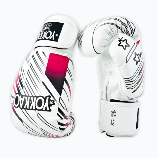Боксёрские перчатки YOKKAO Power Boxing white