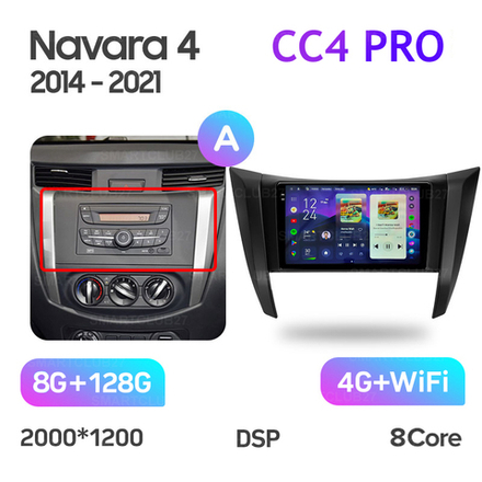 Teyes CC4 Pro 9" для Nissan Navara 2014-2021