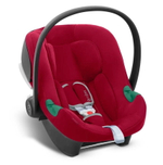 Коляска 3 в 1 Cybex Priam IV Matt Black complete и автокресло Aton B2 i-Size Dynamic Red Off White