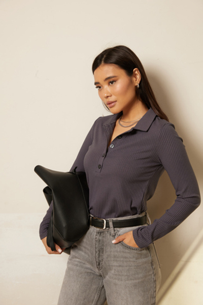 Лонгслив поло