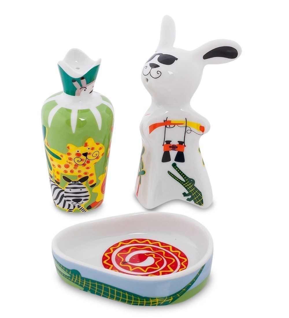 Topchoice TC-51 Набор соль-перец «Кролик в джунглях» (TOPCHOICE)